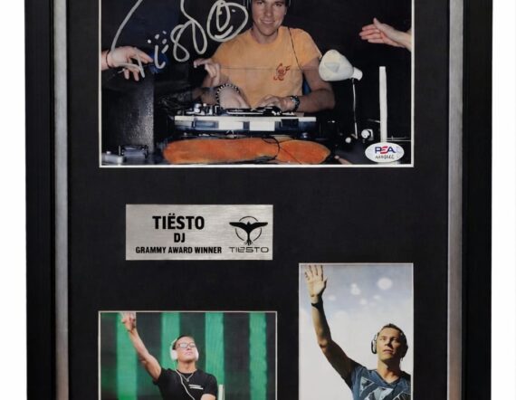 CUADRO CON FOTO firmado por Dj Tiesto (PSA)