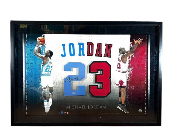 CUADRO CON NUMEROS Michael Jordan North Carolina/Bulls  (Upper Deck)