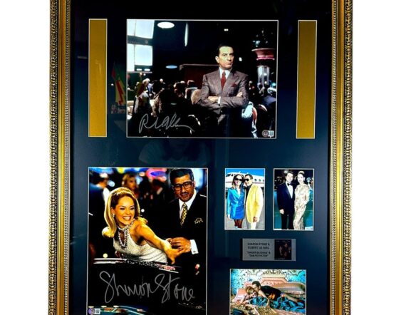 CUADRO CON FOTOS Robert De Niro y Sharon Stone "Casino"(Beckett )