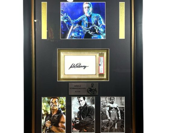 CUADRO CON CARTA Arnold Schwarzenegger (PSA)