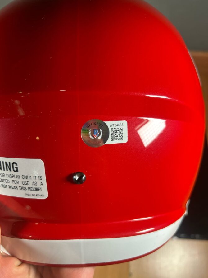 ACRÍLICO CON CASCO Patrick Mahomes II Kansas City Chiefs (Beckett) - Image 3