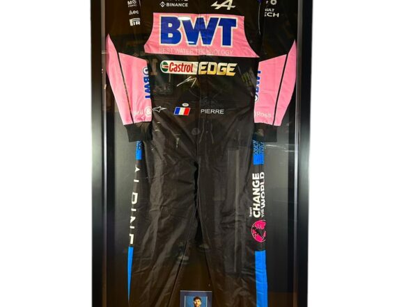 CUADRO CON TRAJE F1 Pierre Gasly (PSA)
