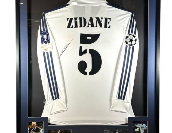 CUADRO CON JERSEY  Zinedine Zidane Real Madrid (JSA)