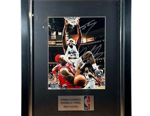 CUADRO CON FOTO Dennis Rodman y Shaquille O'Neal (PIA)
