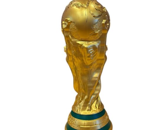 ACRÍLICO CON COPA Andrés Iniesta y Carles Puyol (JSA)