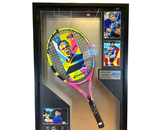 CUADRO CON RAQUETA Rafel Nadal (JSA)