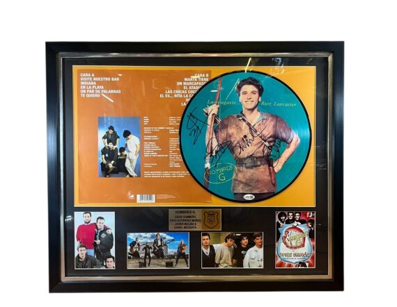 CUADRO CON VINIL Hombres G "La cagaste… Burt Lancaster" (JSA)