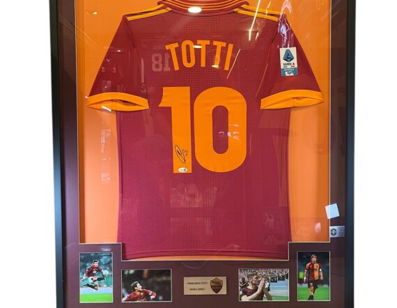 CUADRO CON JERSEY Francesco Totti Roma (JSA)