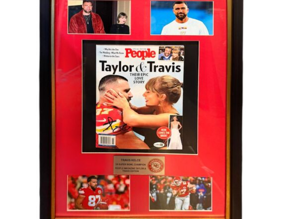 CUADRO CON REVISTA Travis Kelce (JSA)