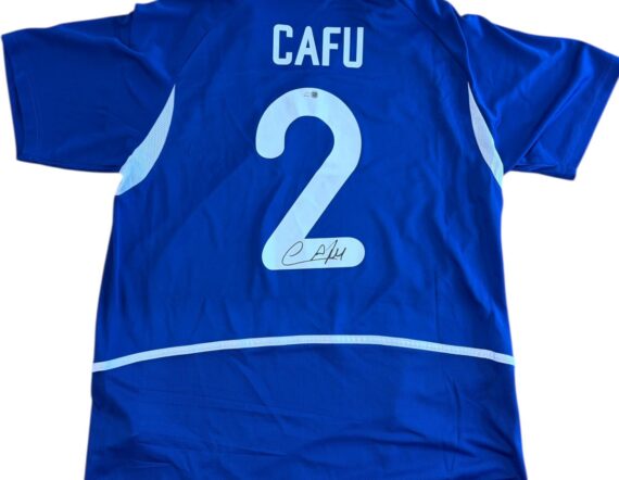 JERSEY Cafú Brasil Visitante Azul (JSA)