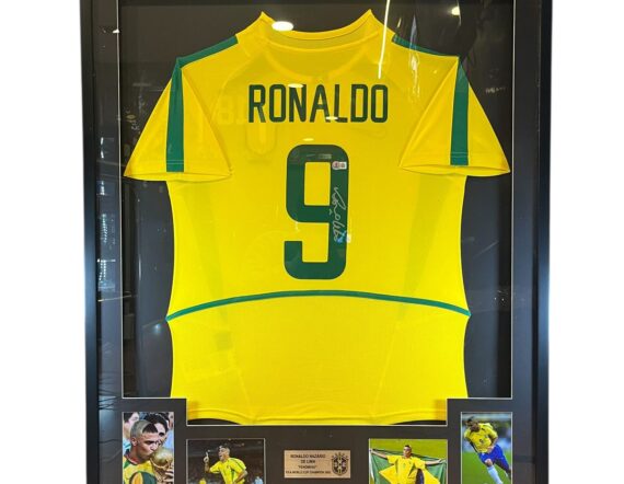 JERSEY Ronaldo Nazario Signed Brazil National Team Nike (Beckett)