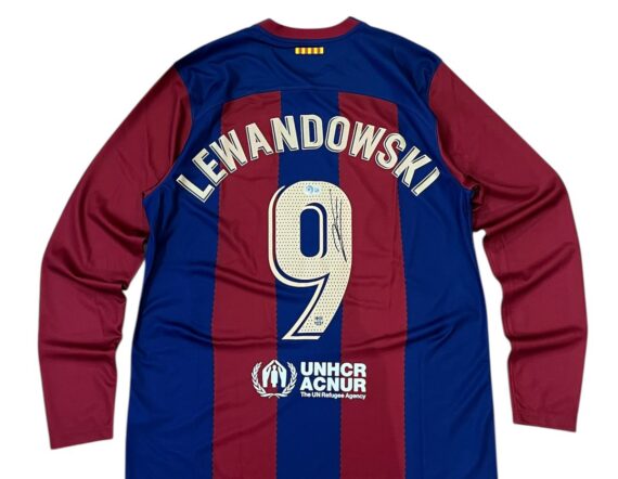 JERSEY Robert Lewandowski Signed F.C. Barcelona Nike Authentic (Beckett)