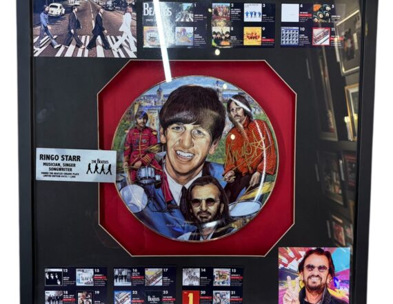 CUADRO CON PLATO Ringo Star (JSA)