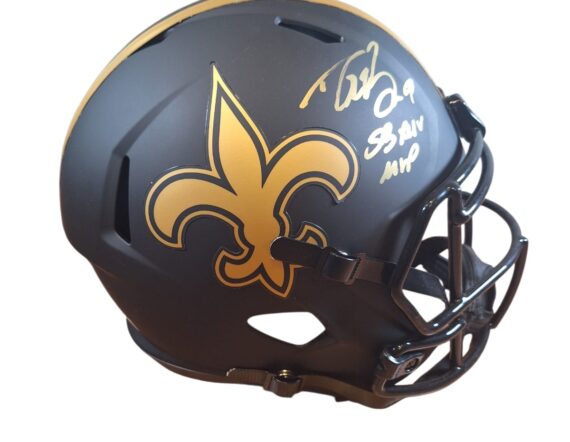 CASCO Drew Brees Inscribed "SB XLIV MVP" (Beckett)