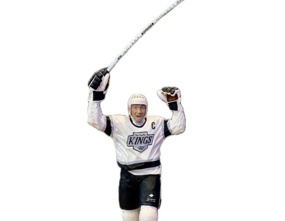 ACRILICO CON FIGURA Wayne Gretzky  LE Kings 12"  (UDA & Salvino)
