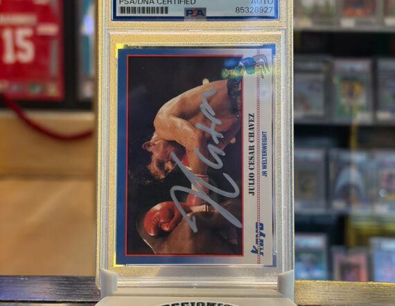 CARTA Julio Cesar Chavez PSA/DNA Certified Trading Card Authentic Auto 85328927 ROOKIE
