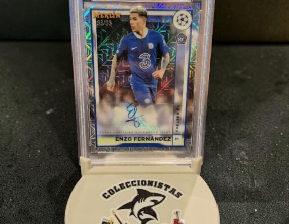 CARTA Enzo Fernandez 2022-23 Merlin Chrome UCC Autograph-Mojo #EZ GEM MT 10