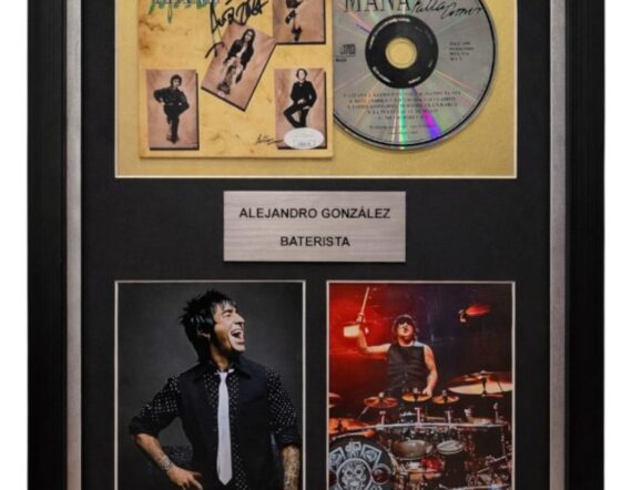 CUADRO CON CD Alex Gonzalez Mana (JSA)