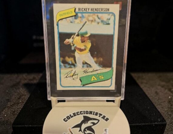 CARTA Rickey Henderson 1980 Topps #482 RC (SGC 8)