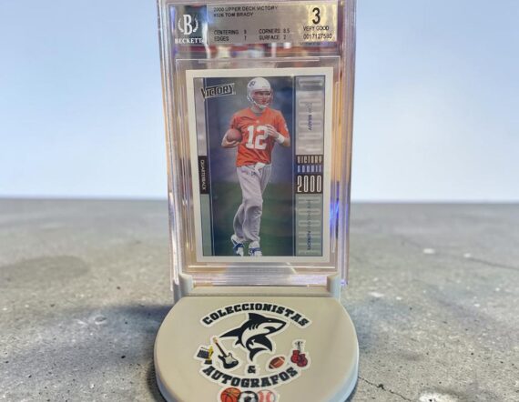 CARTA Tom Brady Upper Deck Victory 2000 Beckett 3