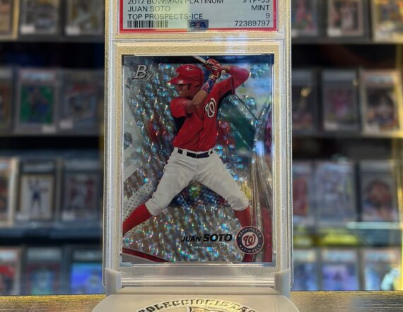 CARTA Juan Soto Topps Prospect-ICE 2017 Bowman Platinum #TP-JS MINT 9 72389797