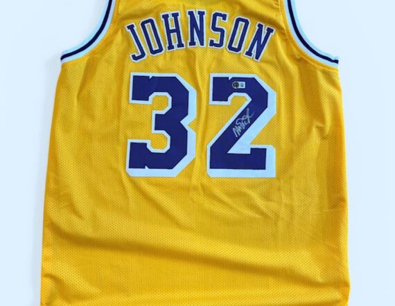 JERSEY Magic Johnson Lakers Amarillo (Beckett)