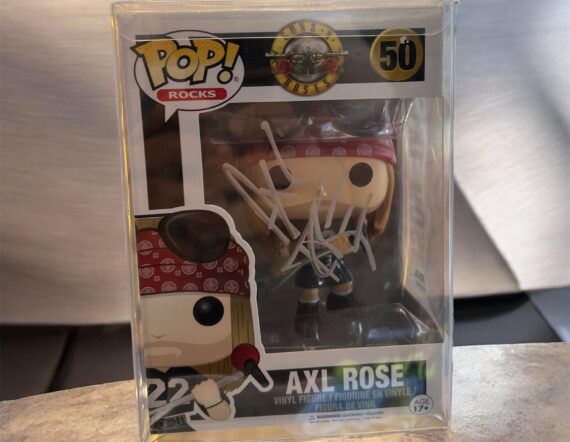 FUNKO Axl Rose Signed "Guns 'N Roses" #50 Axl Rose Funko Pop! Vinyl Figure (PSA)