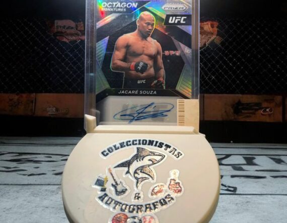 CARTA Panini Prizm Octagon Signatures Jacaré Souza No. DS-RSZ