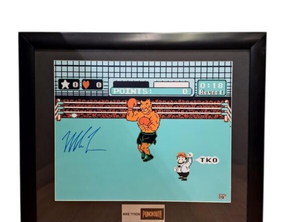 CUADRO CON FOTO Mike Tyson "Punch-Out!!" 16x20 (FITERMAN)