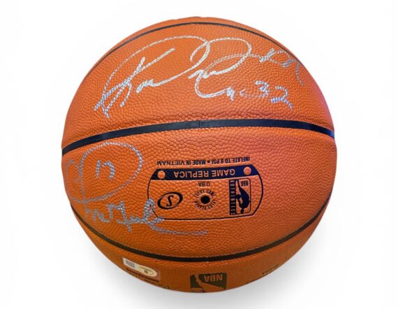 BALON Karl Malone (JSA) Y  Chris Mullin (BECKETT)