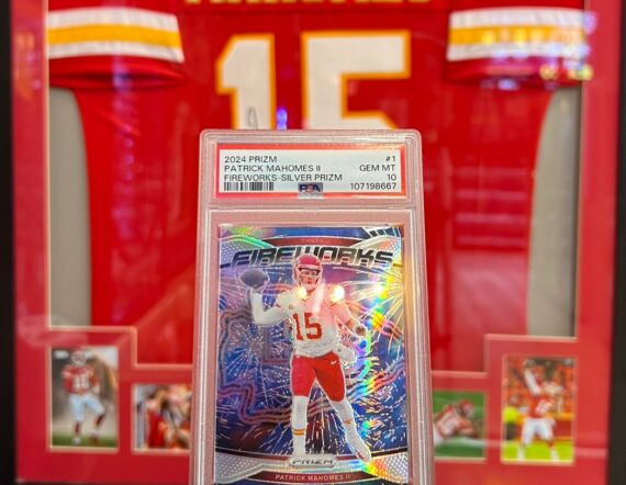 CARTA Patrick Mahomes II Fireworks silver Prizm 2024 Prizm #1GEM MT 10 107198667