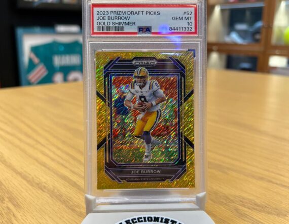 CARTA Joe Burrow Gold Shimmer 2023 Prizm Draft Picks #52 GEM M T 10 84411332