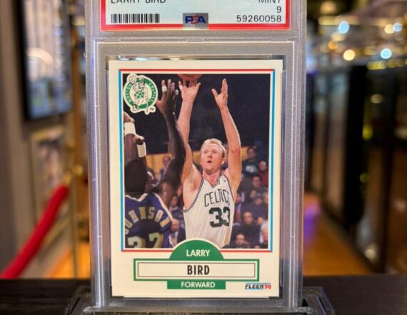 CARTA Larry Bird 1990 Fleer #8 MINT 9