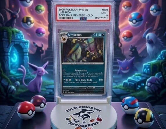 CARTA Umbreon Poke Ball Reverse Holo 2025 POKEMON PRE EN #059 MNT 9 (113578731) (PSA)