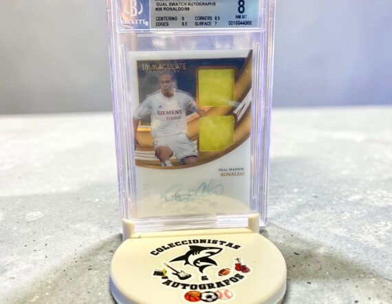 CARTA Ronaldo/99 #26 2022-23 Immaculate Collection Dual Swatch Autographs NM-MT 8