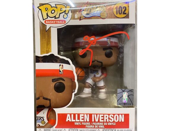 FUNKO Allen Iverson Signed 76ers #102 Funko Pop! Vinyl Figure (Beckett)