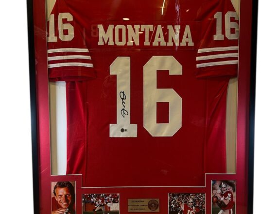 CUADRO CON JERSEY Joe Montana (Beckett)
