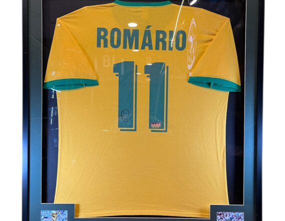 CUADRO CON JERSEY Romario Brasil (ICONS)