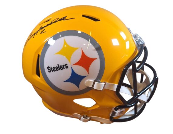 CASCO Terry Bradshaw Signed Steelers Full-Size Speed Helmet (Beckett)